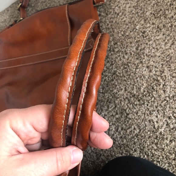 Patricia Nash brown leather shoulder bag - Picture 5 of 7